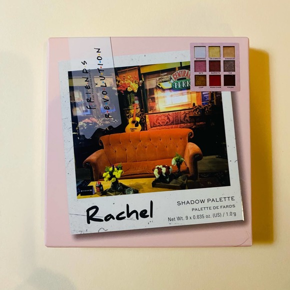 NWT Makeup Revolution Rachel from FRIENDS collectors vegan eye shadow palette - Picture 1 of 7